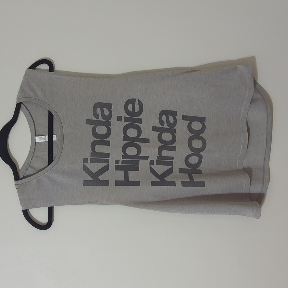 Kinda Hippie Kinda Hood Women's Large Muscle Tee